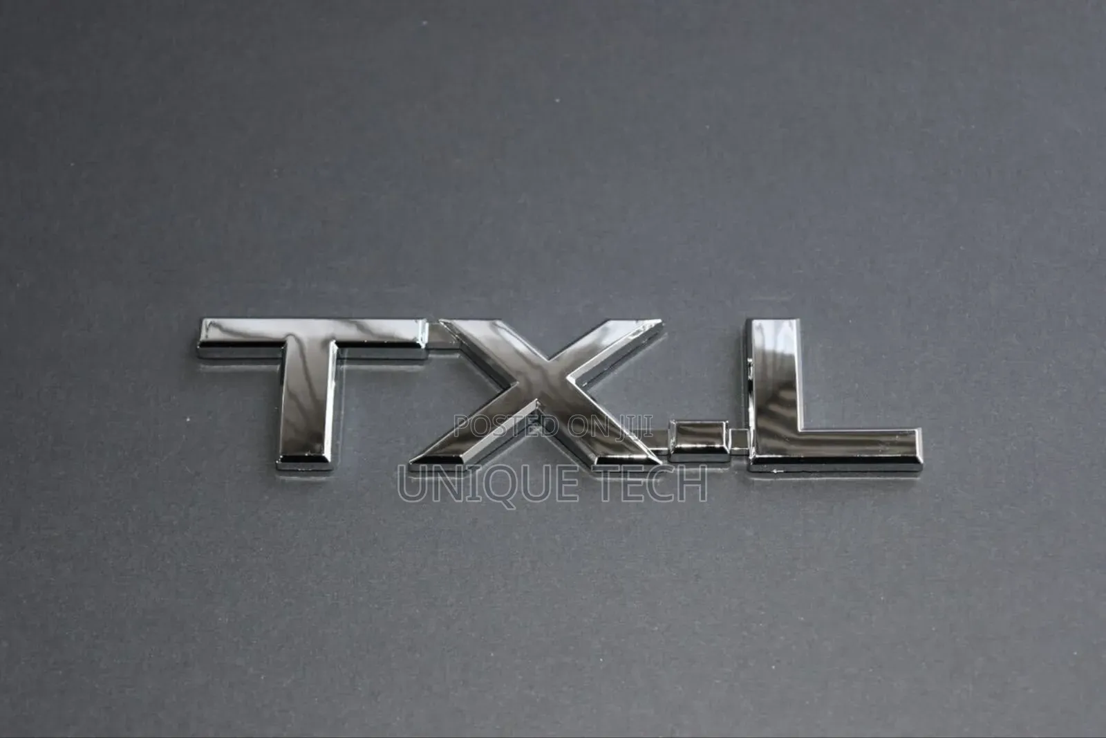 TXL Chrome Silver Badge Emblem