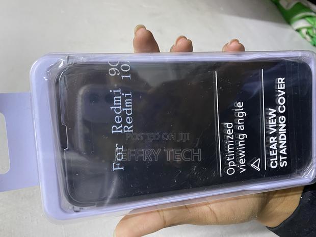Deepsi Luxury Mirror Clear View Flip Cover for Redmi 10a - main view