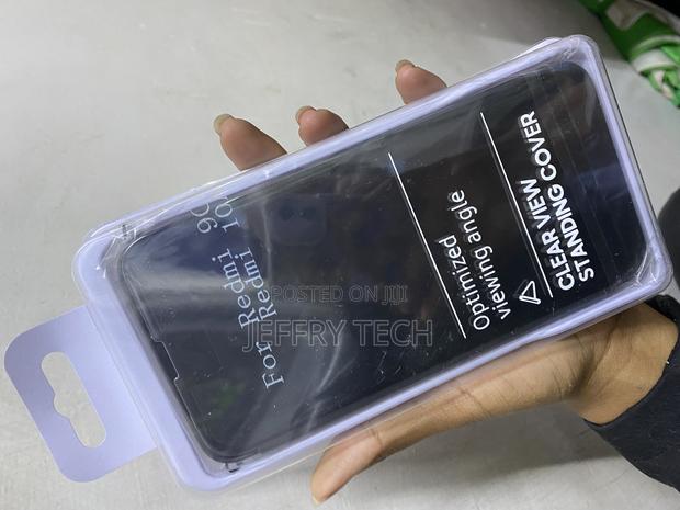 Deepsi Luxury Mirror Clear View Flip Cover for Redmi 10a - thumbnail 3