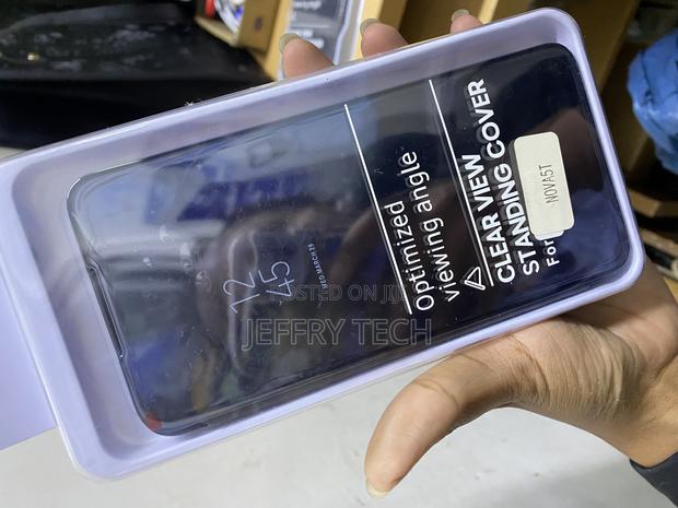 Boleyi Case for Huawei Nova 5t. Mirror Leather Case Slim Clear View - thumbnail 3
