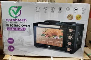 45 Litres Electric Oven With Double Hot Plate Cooker