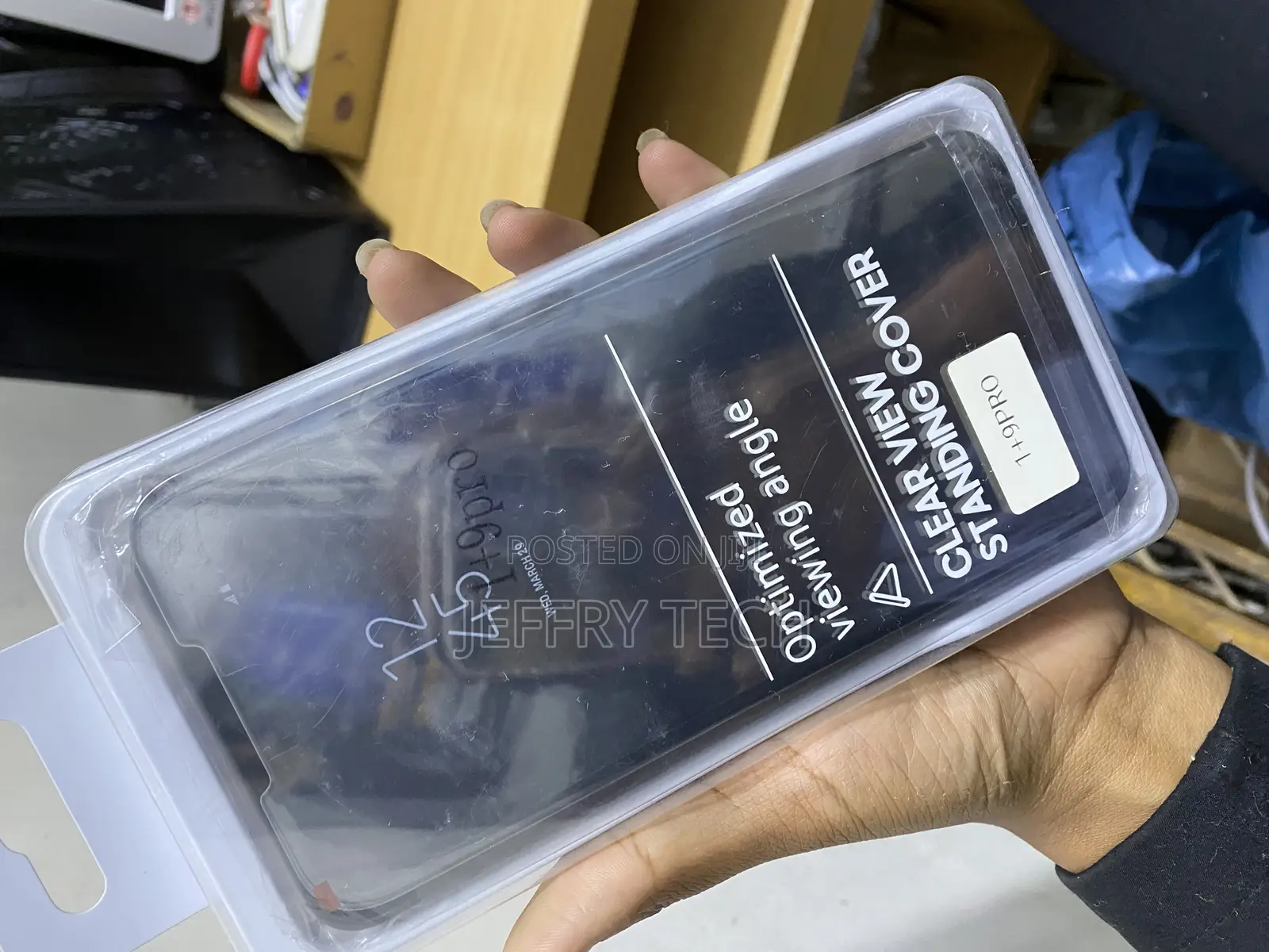 Divyanka 1+9 Pro Flip Case Cover Clear View Leather Case