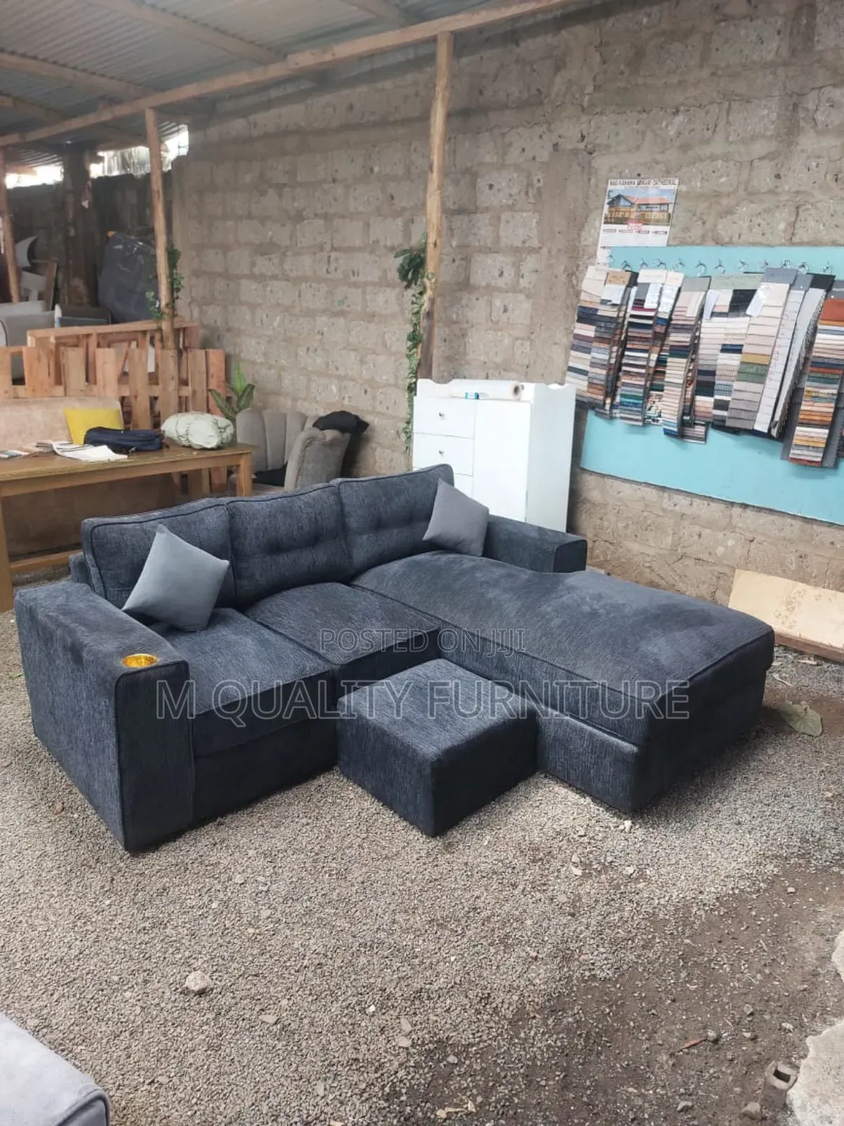 5 Seater L Shaped Sofa-Modern Design