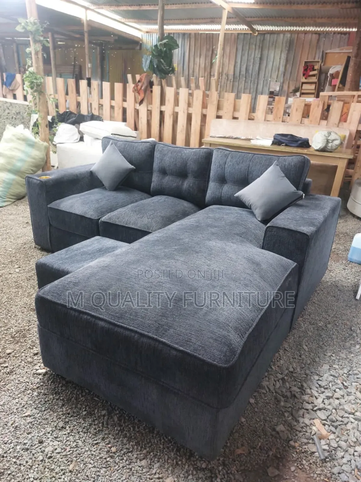 5 Seater L Shaped Sofa-Modern Design