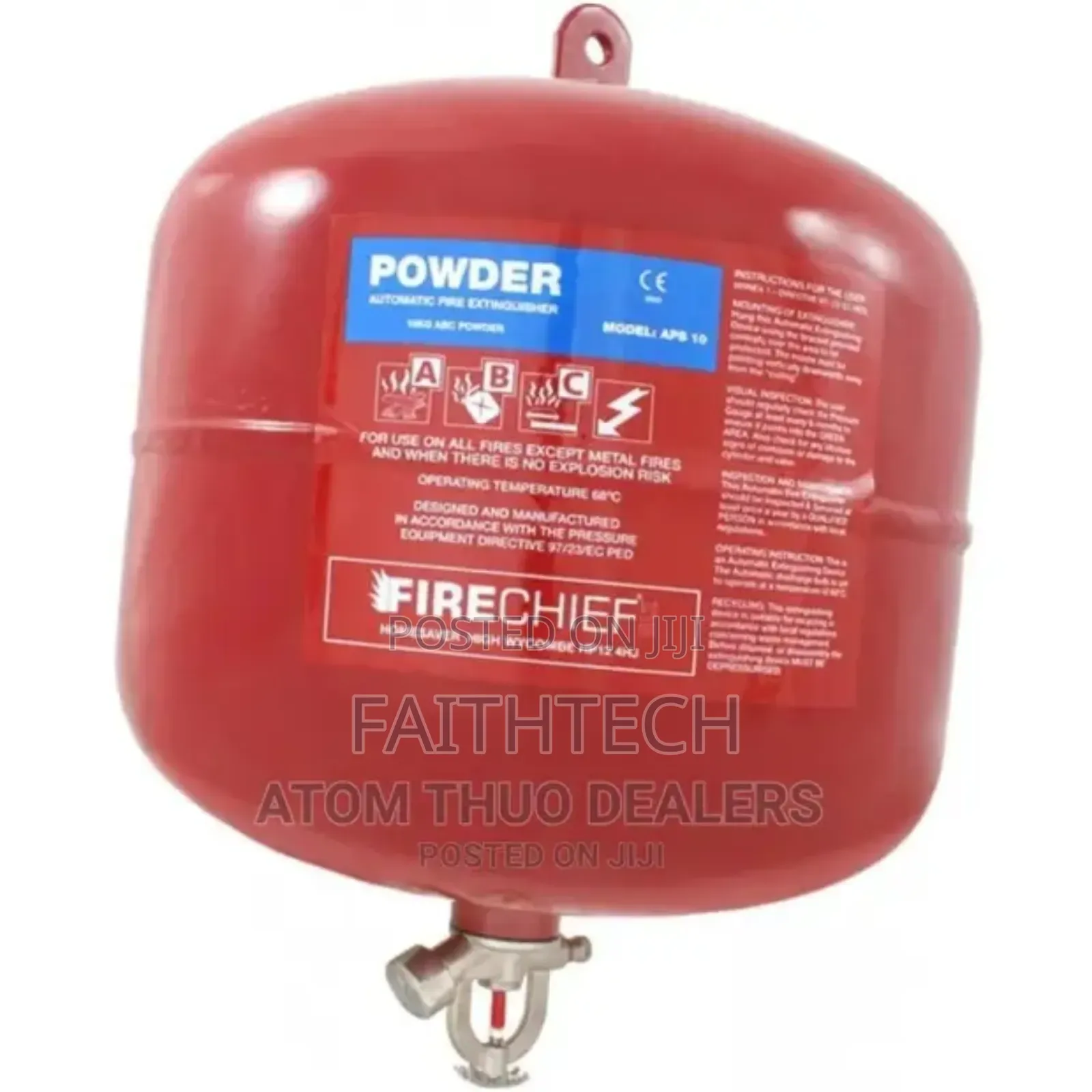 Automatic Fire Extinguisher Dcp 9kg