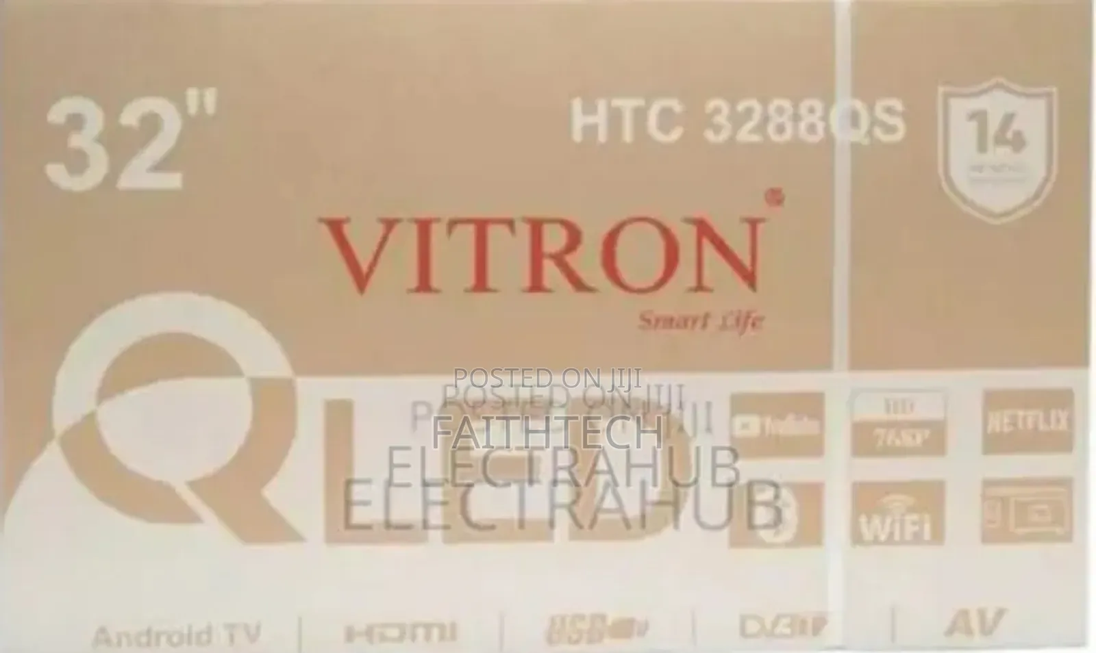 Vitron 32inches Qled Smart Tv