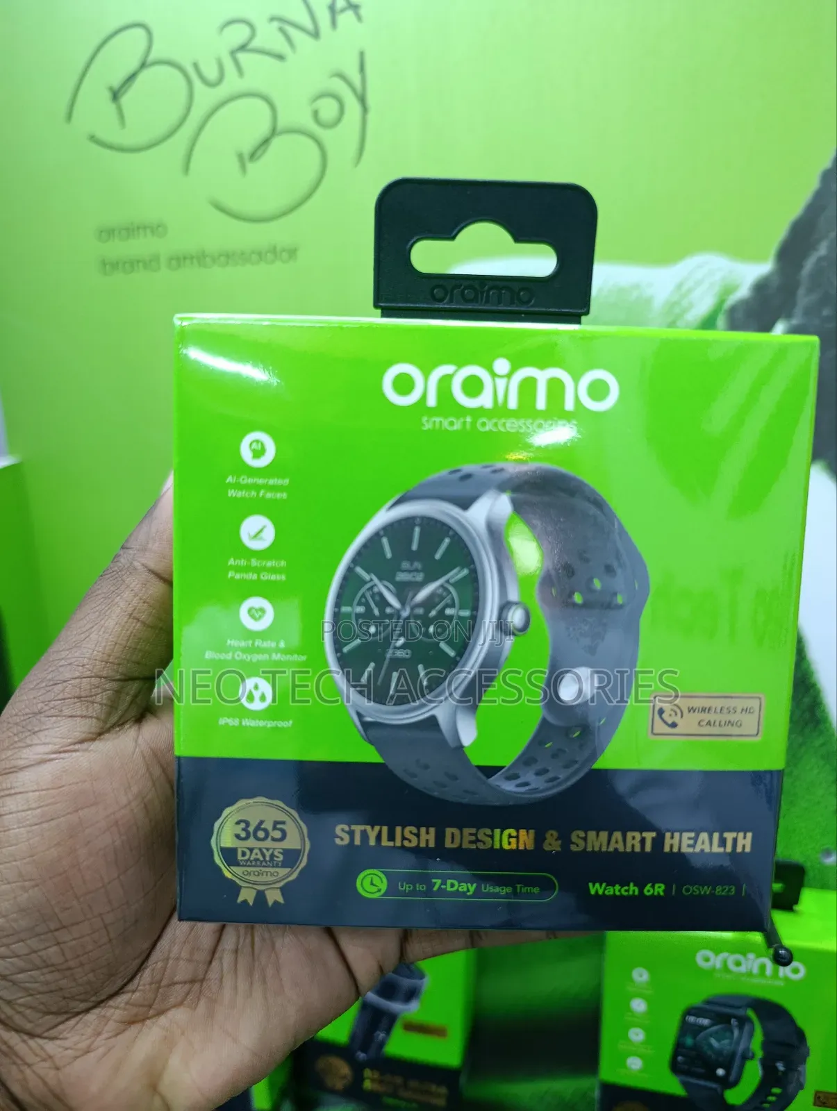 Oraimo Watch 6r Original Round Circular Watch