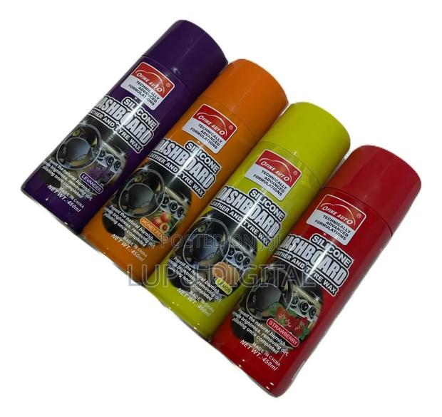 Ofine Auto Silicone Spray 450ml Dashboard Leather Tyre Wax - thumbnail 2