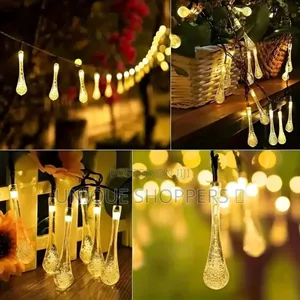 3m Tear Drop Solar Powered Outdoor Lights Suitable for Christmas
