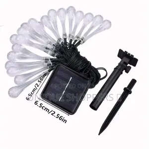 3m Tear Drop Solar Powered Outdoor Lights Suitable for Christmas