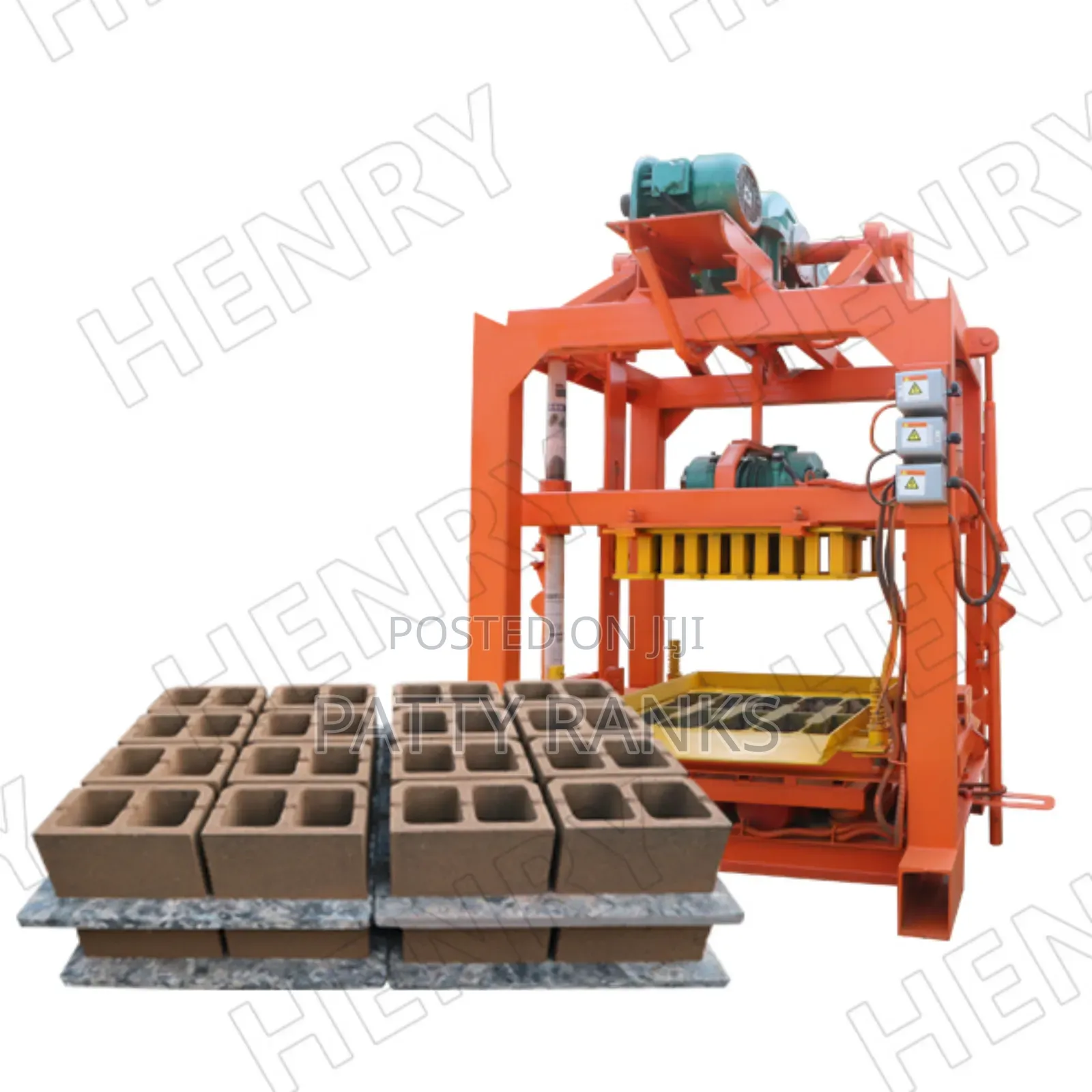 Qtj4-40 Interlocking Brick Machine Multi Functional Block Machine