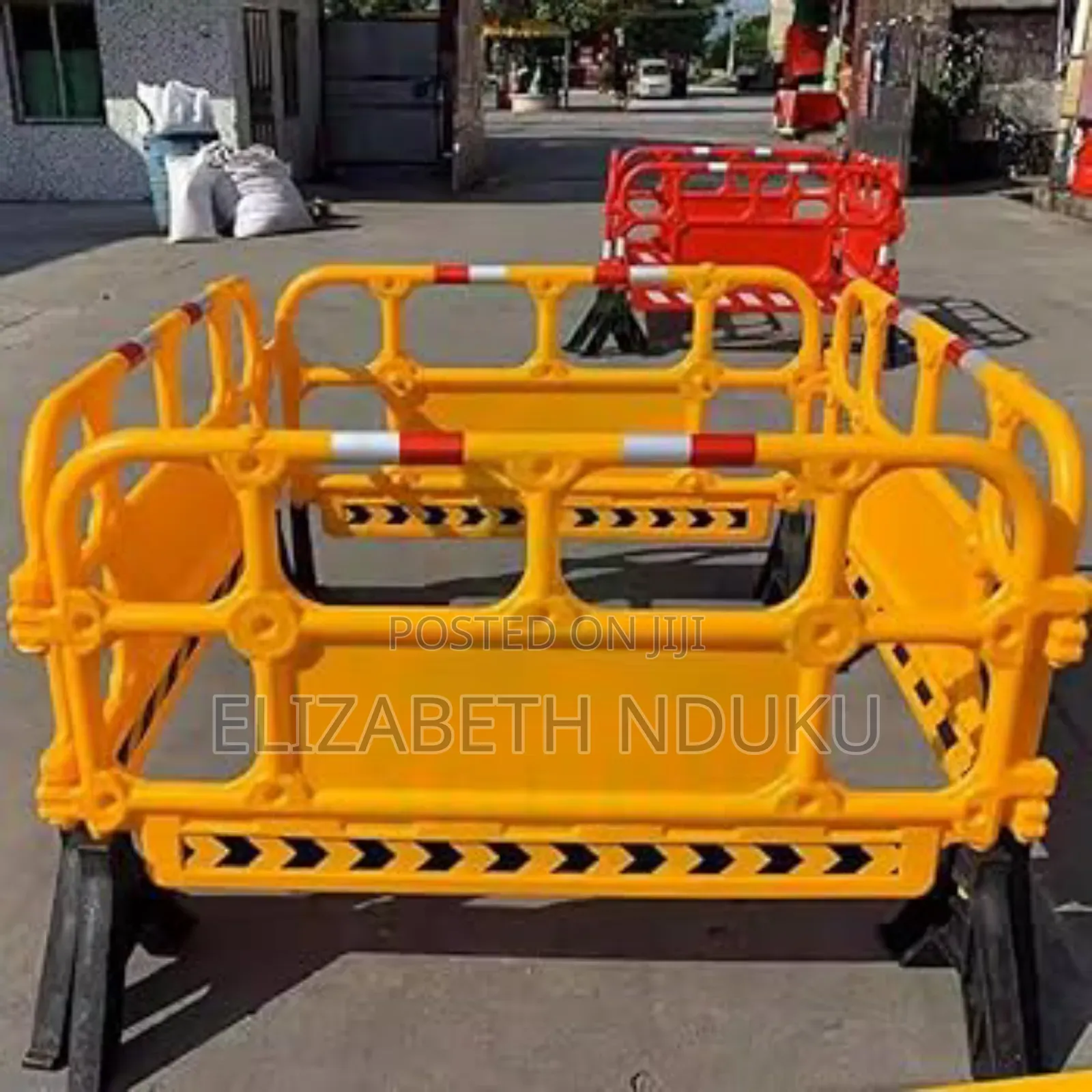 Roadworks Plastic Barrier