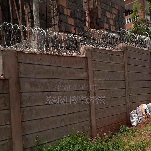 Sharp Silver Razor Wire 450mm