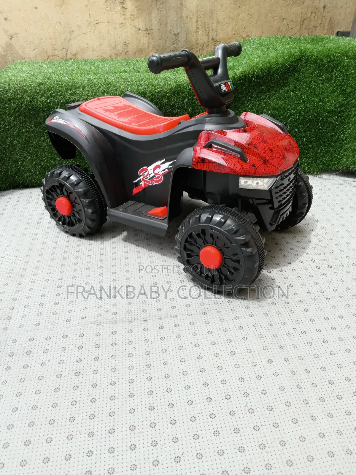Spider Print Kids Electric Ride-on Atv Car