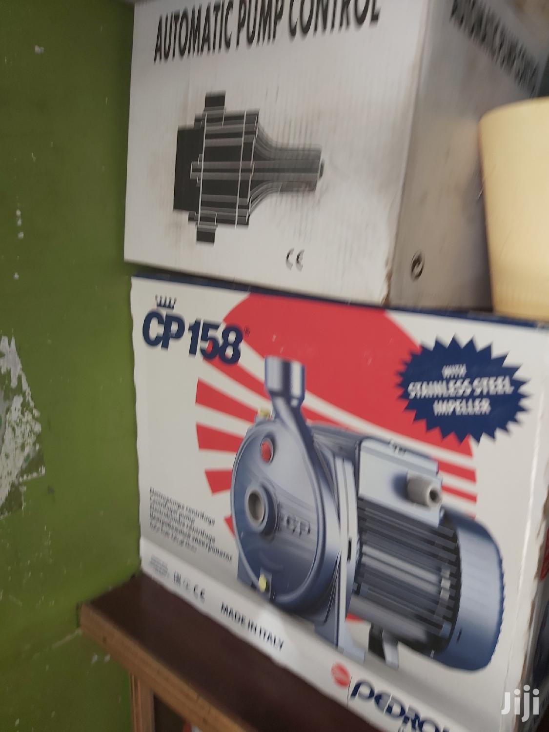 Water Pump And Pressure Control
