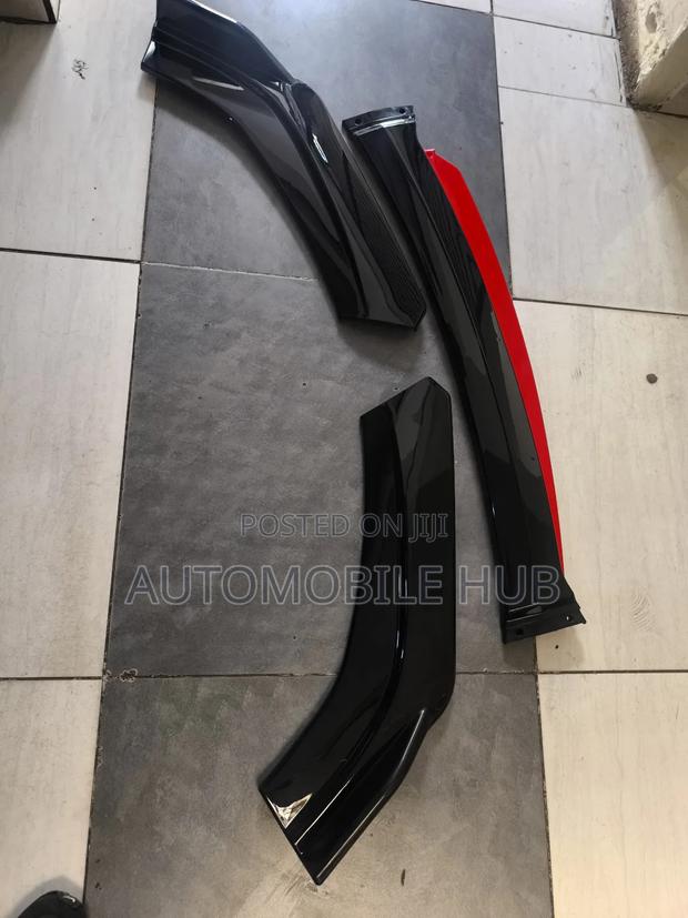 Front Splitter Protector for All Cars | Sporty Abs Rubber Lip