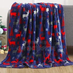 Flannel Christmas Throw Cozy Snowflake