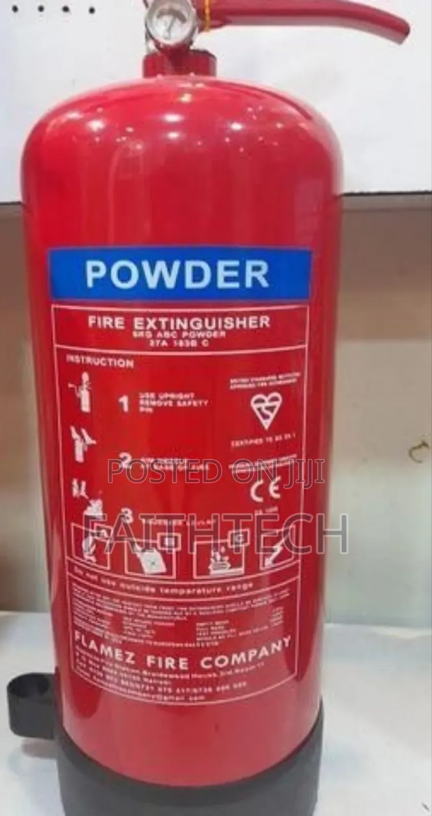 Fire Extinguisher 9kg Dry Powder