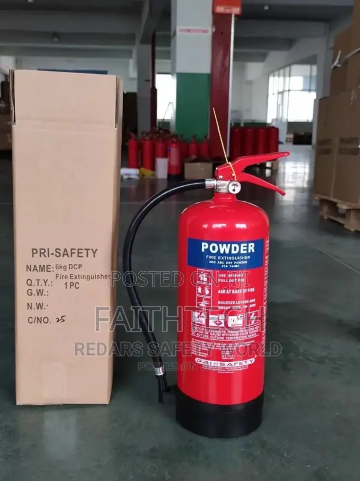 Fire Extinguisher 6kg Dry Powder