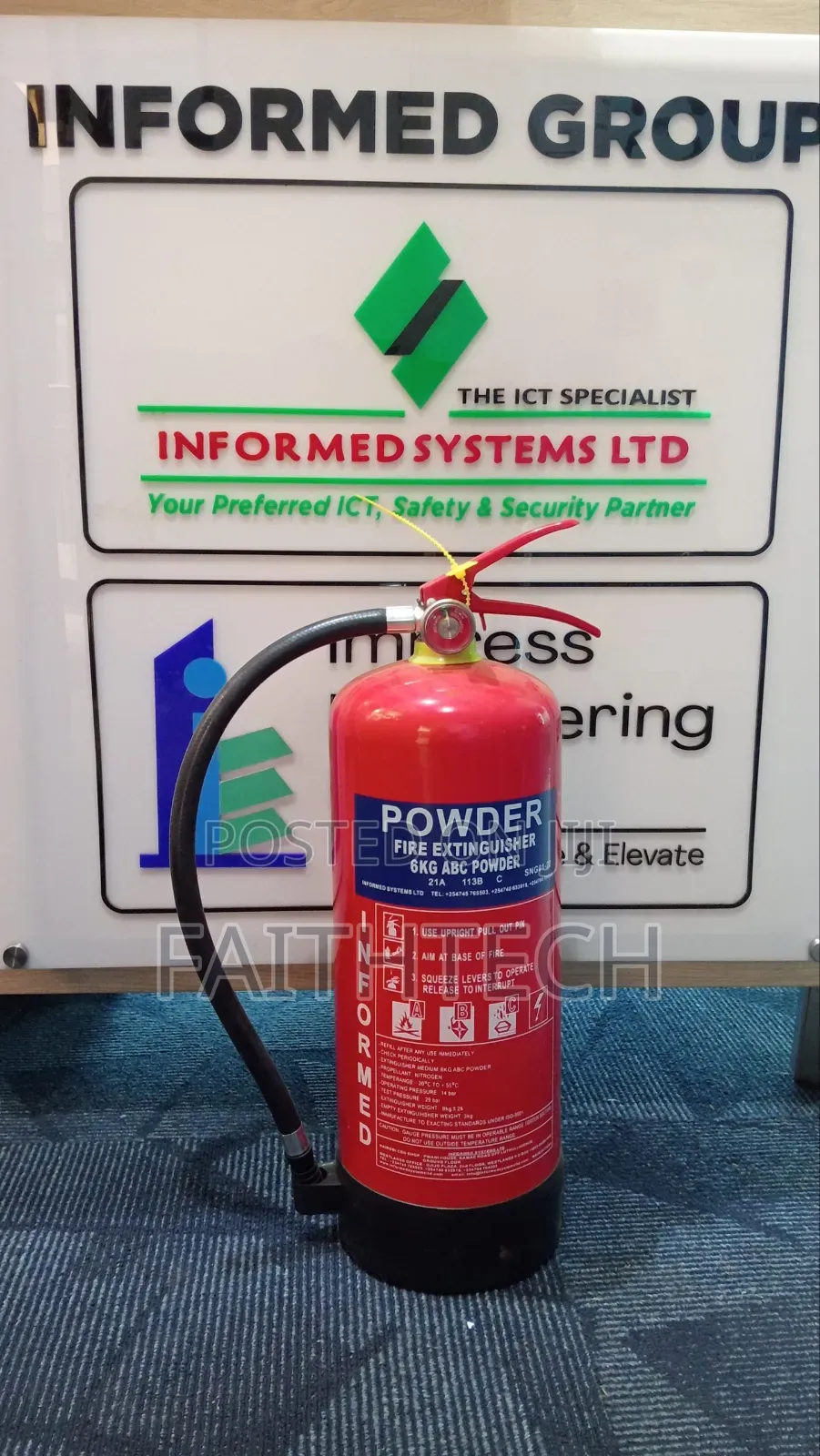 Fire Extinguisher 6kg Dry Powder