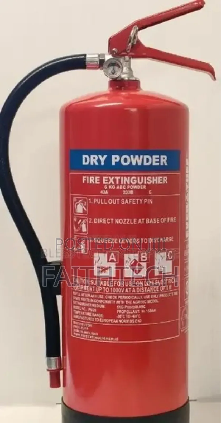 Fire Extinguisher 6kg Dry Powder