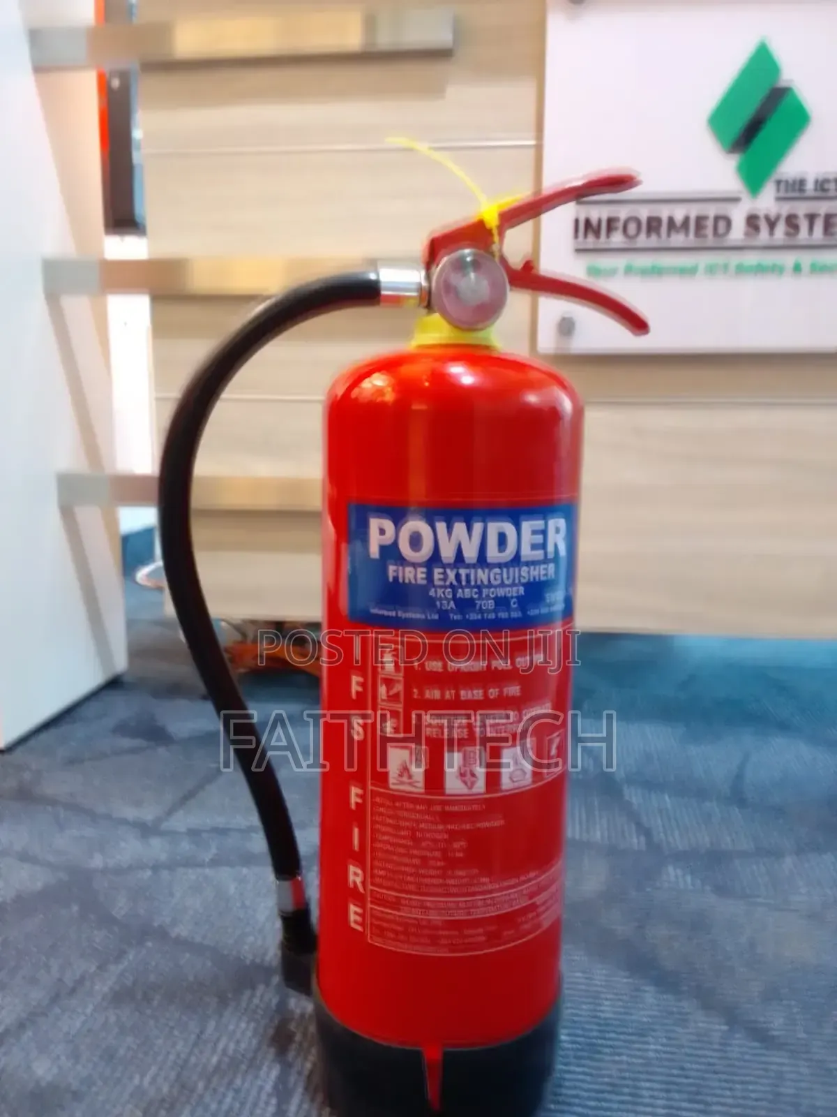 Fire Extinguisher 4kg Dry Powder