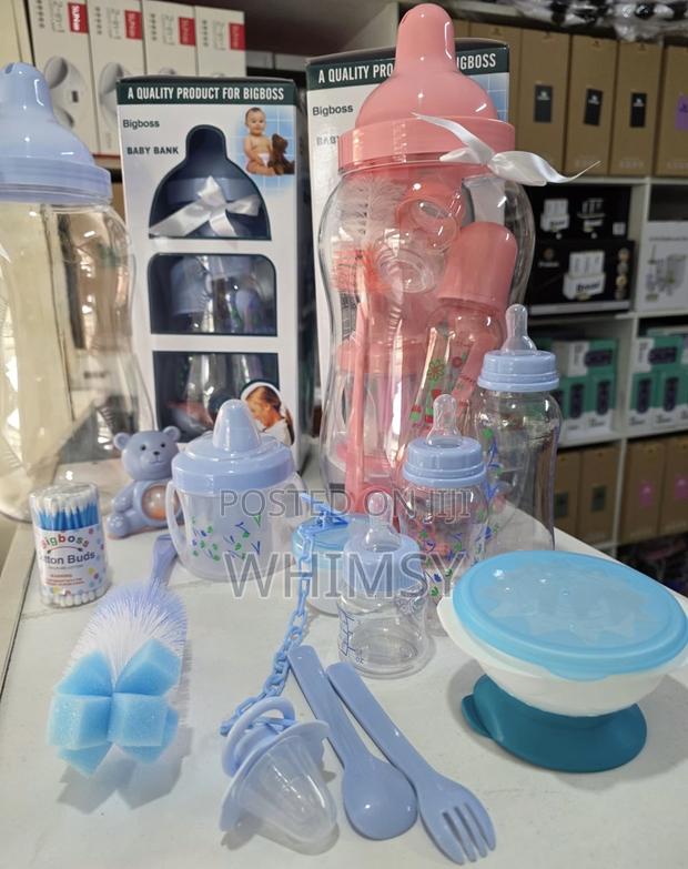 Big Boss Baby Bank, Baby Feeding Gift Set.