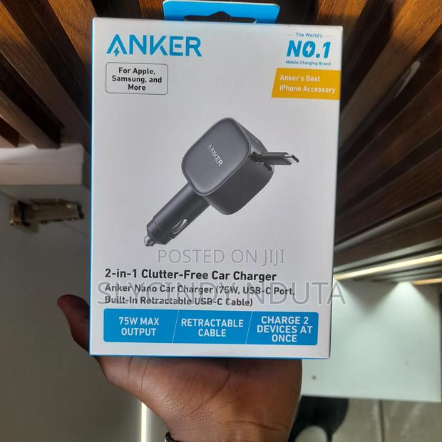 Anker 2-in-1 Clutter-Free Car Charger - main view