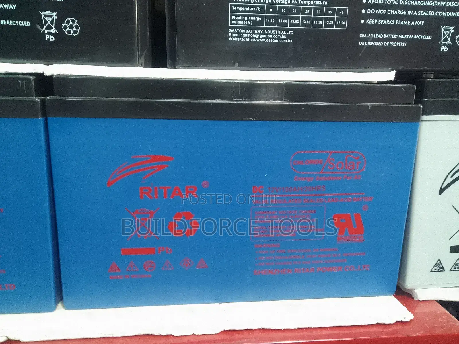 Ritar 100ah 12v Deep Cycle Battery