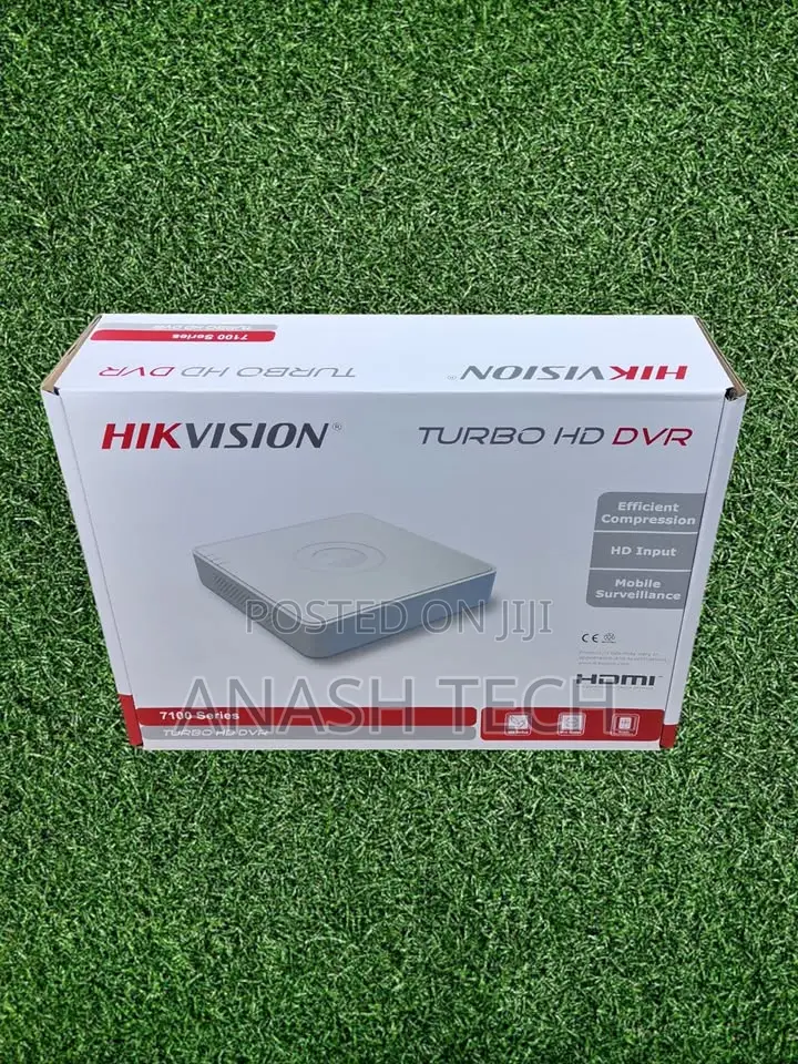 New White 4 Channel DVR Machine Hikvision 4 Channel DVR Machine +1