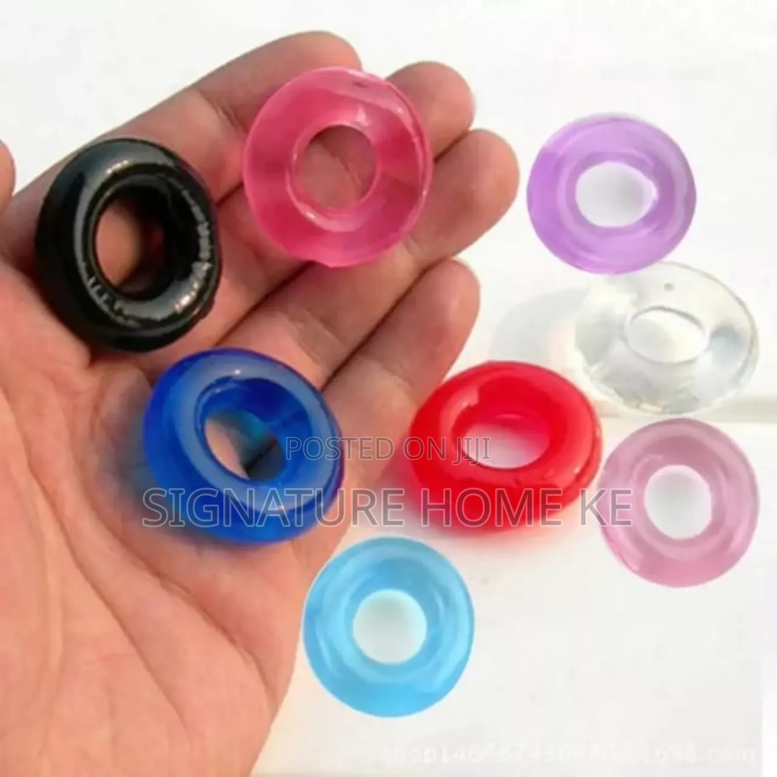 3pcs Silicone Penis Rings/Stretchy Ejaculation Delaying Aid