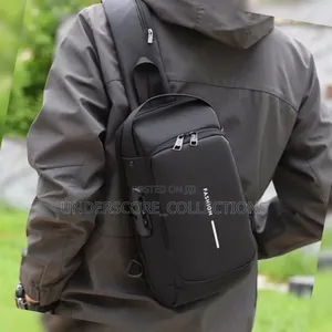 Multifunction Anti -Theft Usb Shoulder/Chest Bag, Sling for Travel*