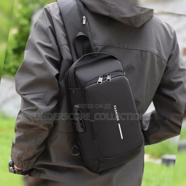 Multifunction Anti -Theft Usb Shoulder/Chest Bag, Sling for Travel*