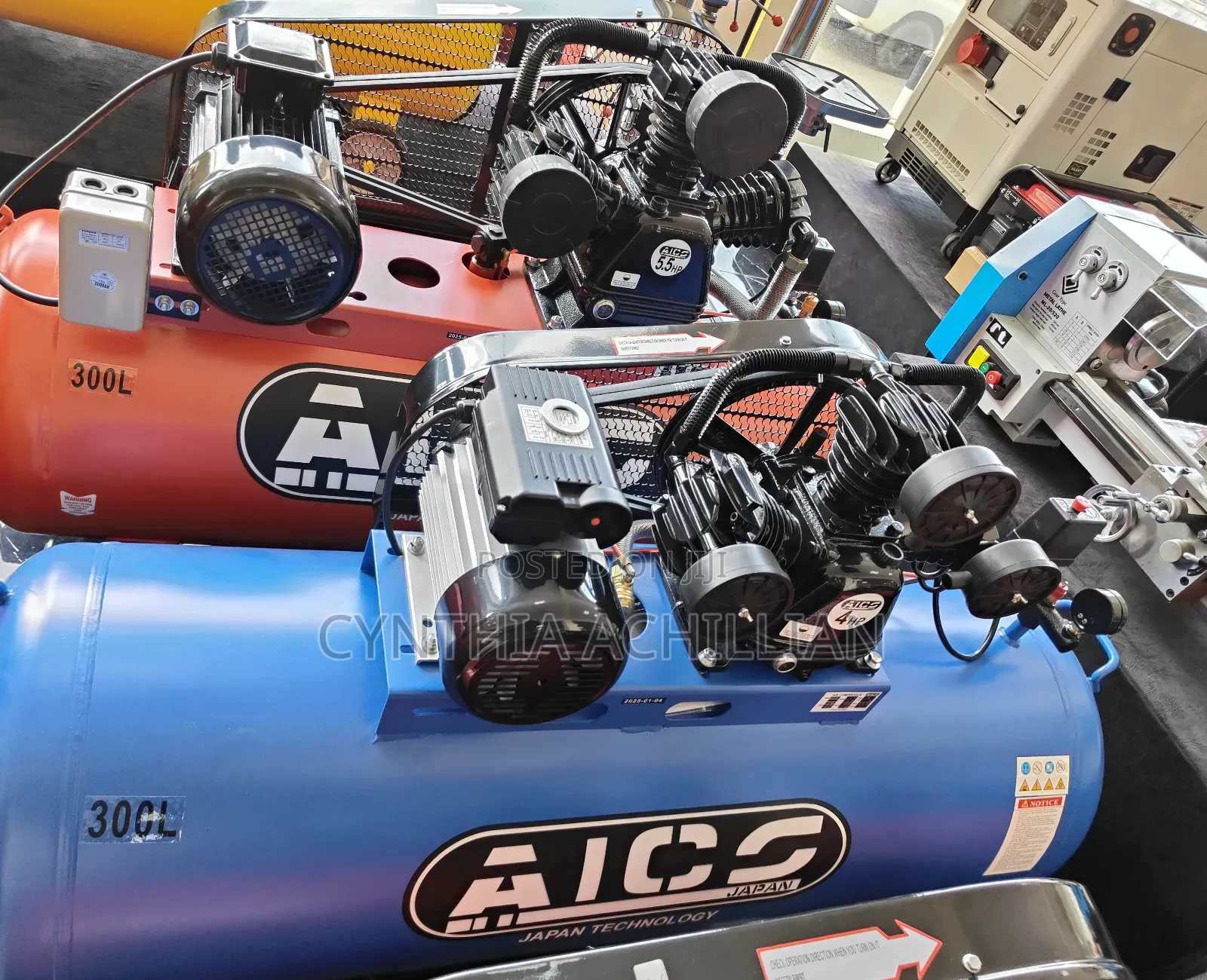  Aico Air Compressor – 300 Litres (Electric Powered)