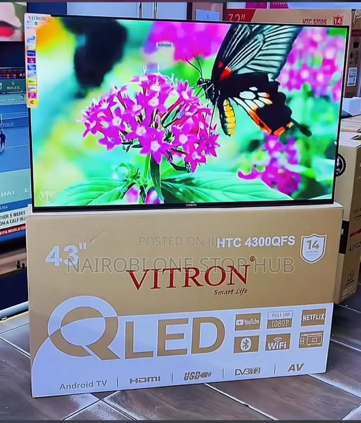 Vitron 43inches Tv Qled