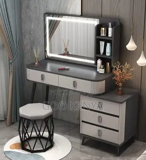 Home Dressing Table; Luxury Home Dressing Set With Mirror and Storage