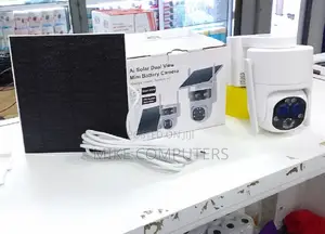 12x Zoom Mini 4g Ubox Ai Solar Powered PTZ Dual View PTZ