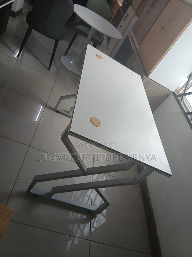 1.4m Modern White Home/Office Study Table - thumbnail 3