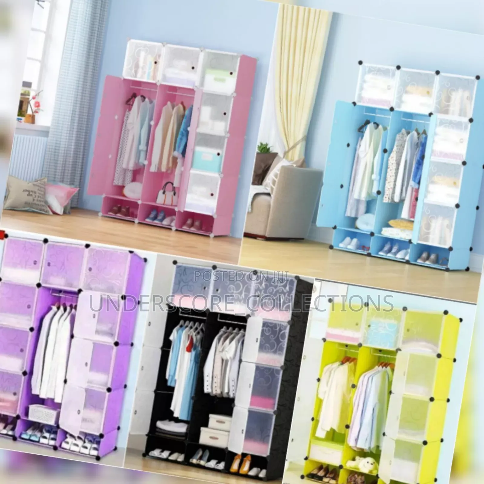 Plastic Foldable Portable Wardrobe