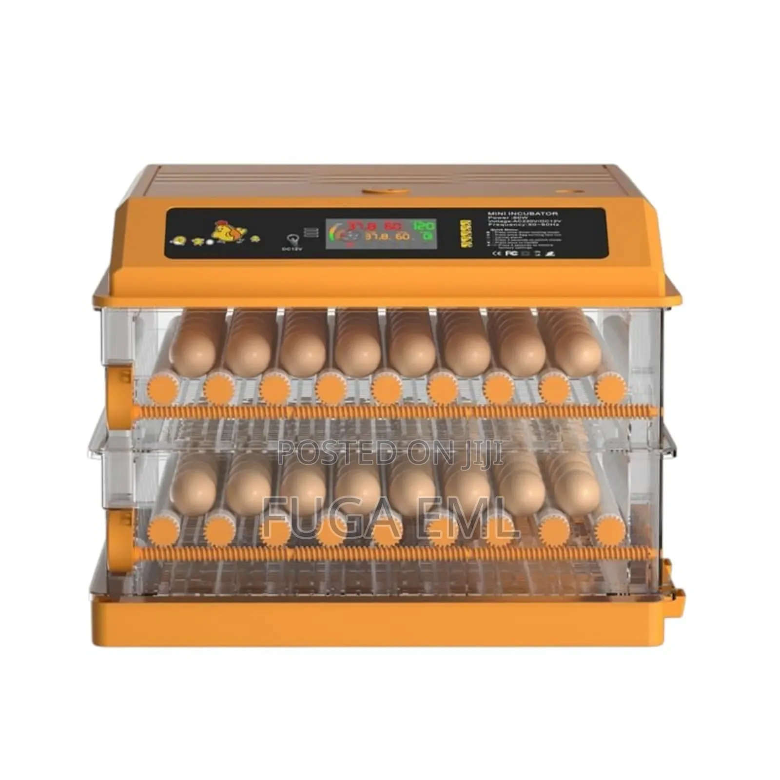 Ac/Dc Automatic Egg Incubator 128 Eggs