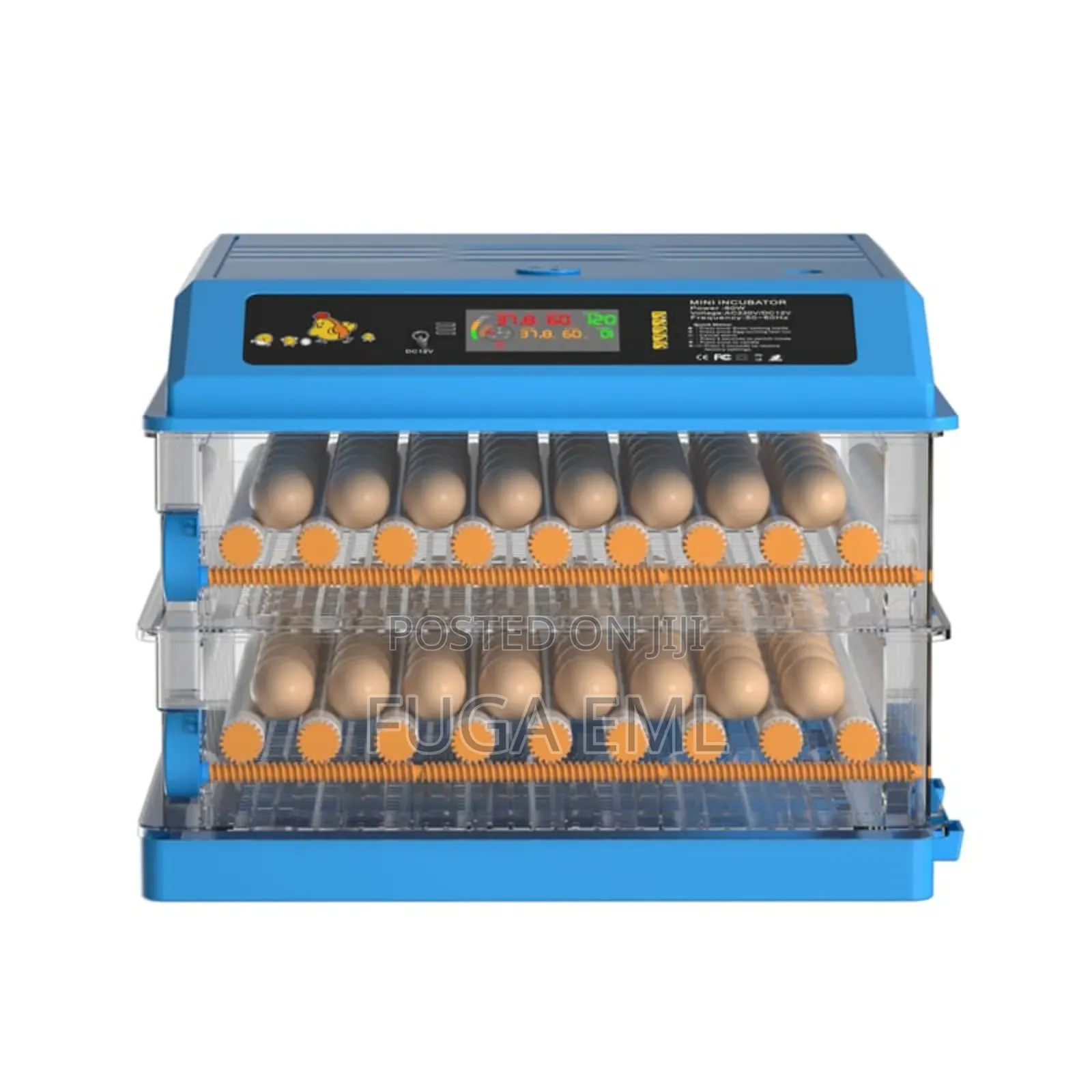 Ac/Dc Automatic Egg Incubator 128 Eggs