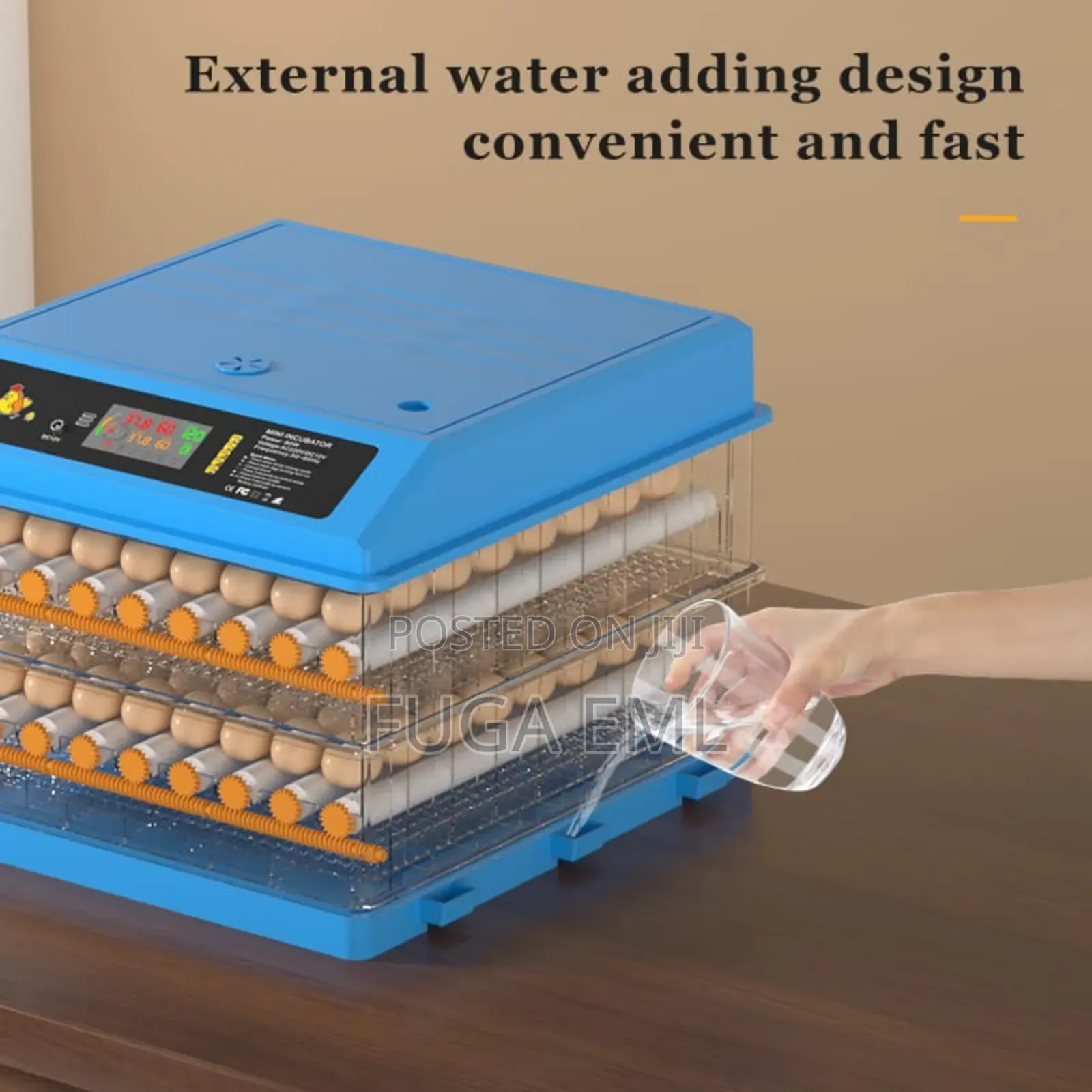 Ac/Dc Automatic Egg Incubator 128 Eggs
