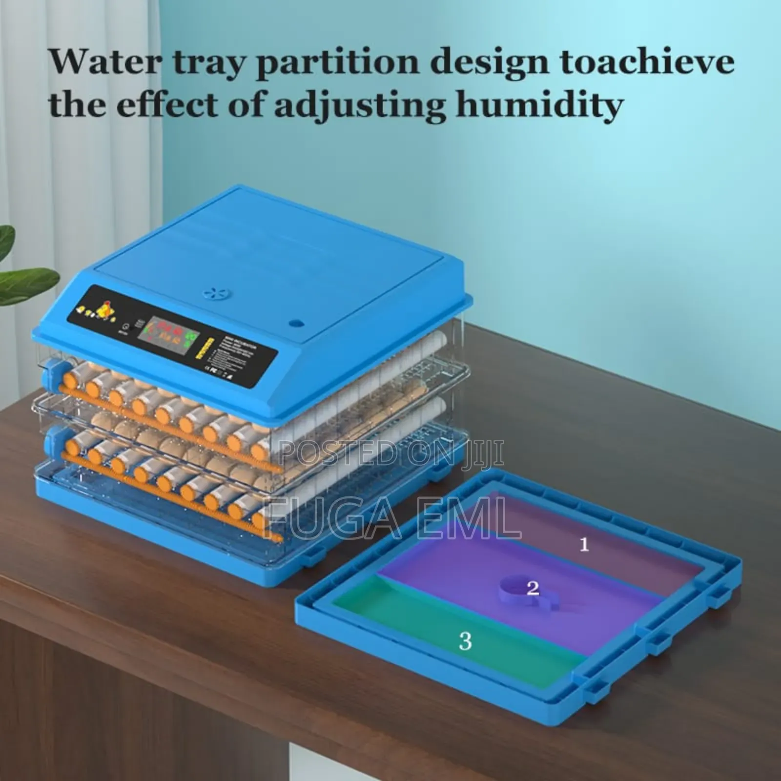 Ac/Dc Automatic Egg Incubator 128 Eggs