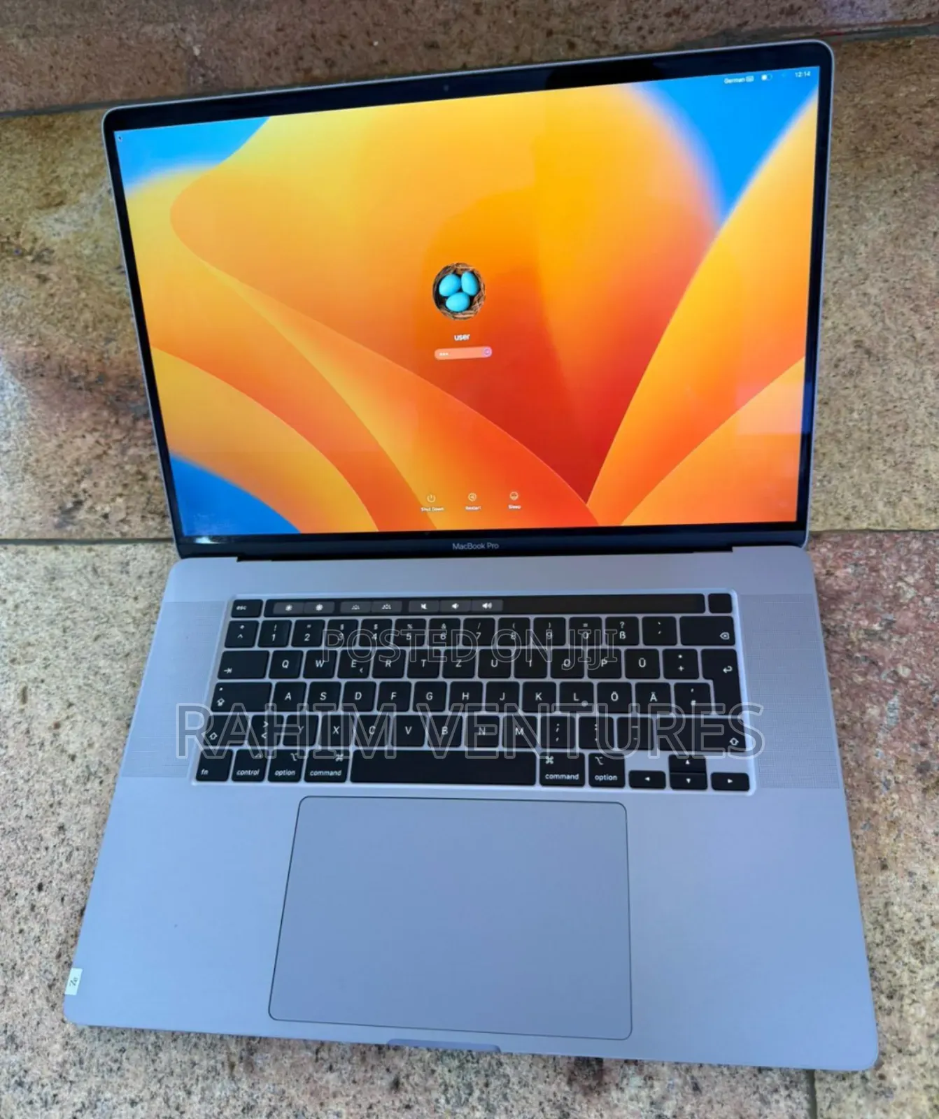 Laptop Apple MacBook Pro 2019 32GB Intel Core i7 SSD 1T