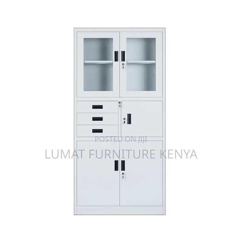 Metallic Filing Cabinet With Safe