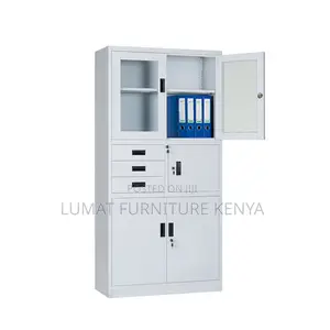Metallic Filing Cabinet With Safe