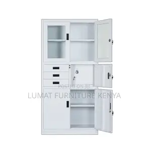 Metallic Filing Cabinet With Safe