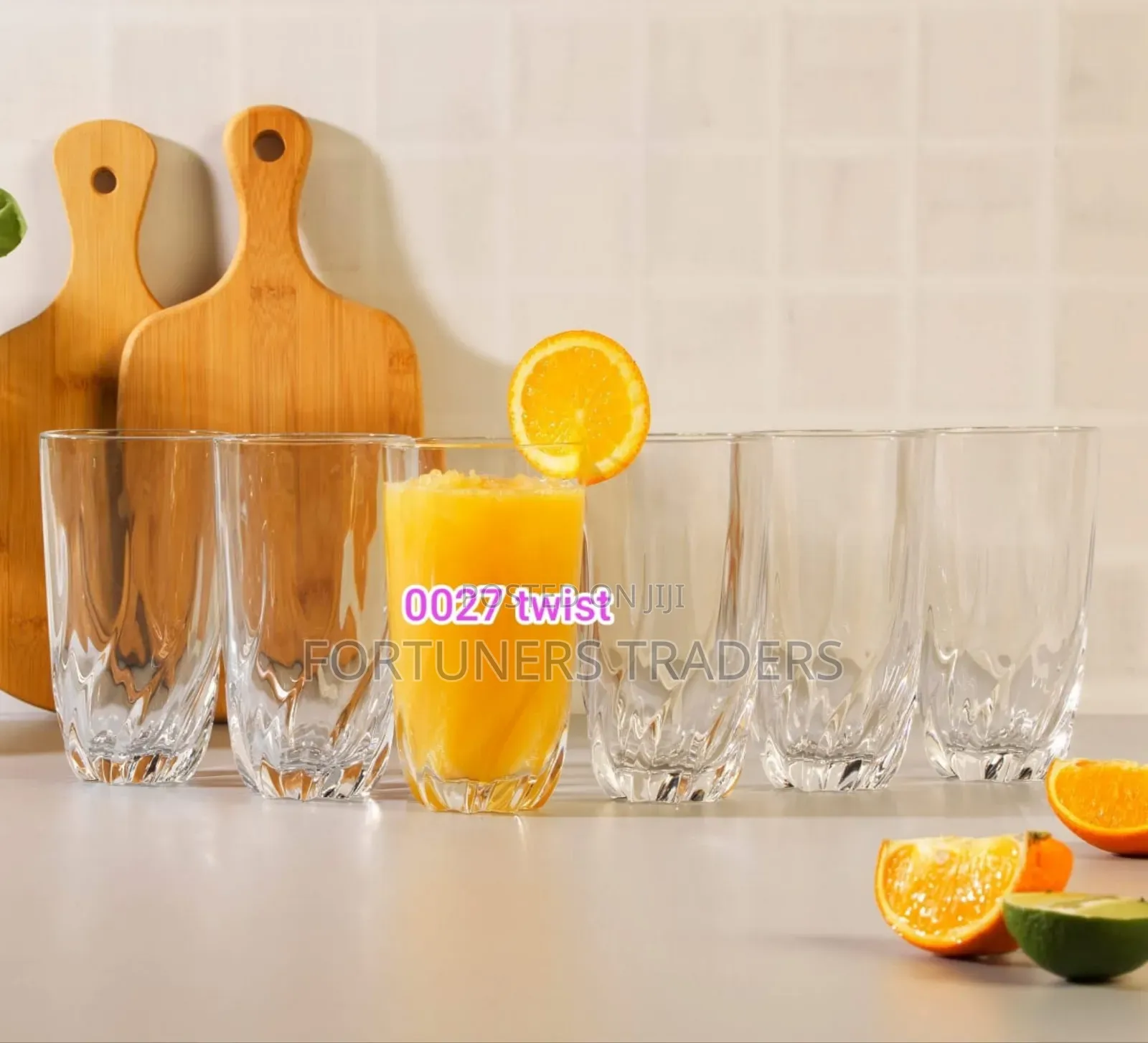 Twist Glasses 6pcs