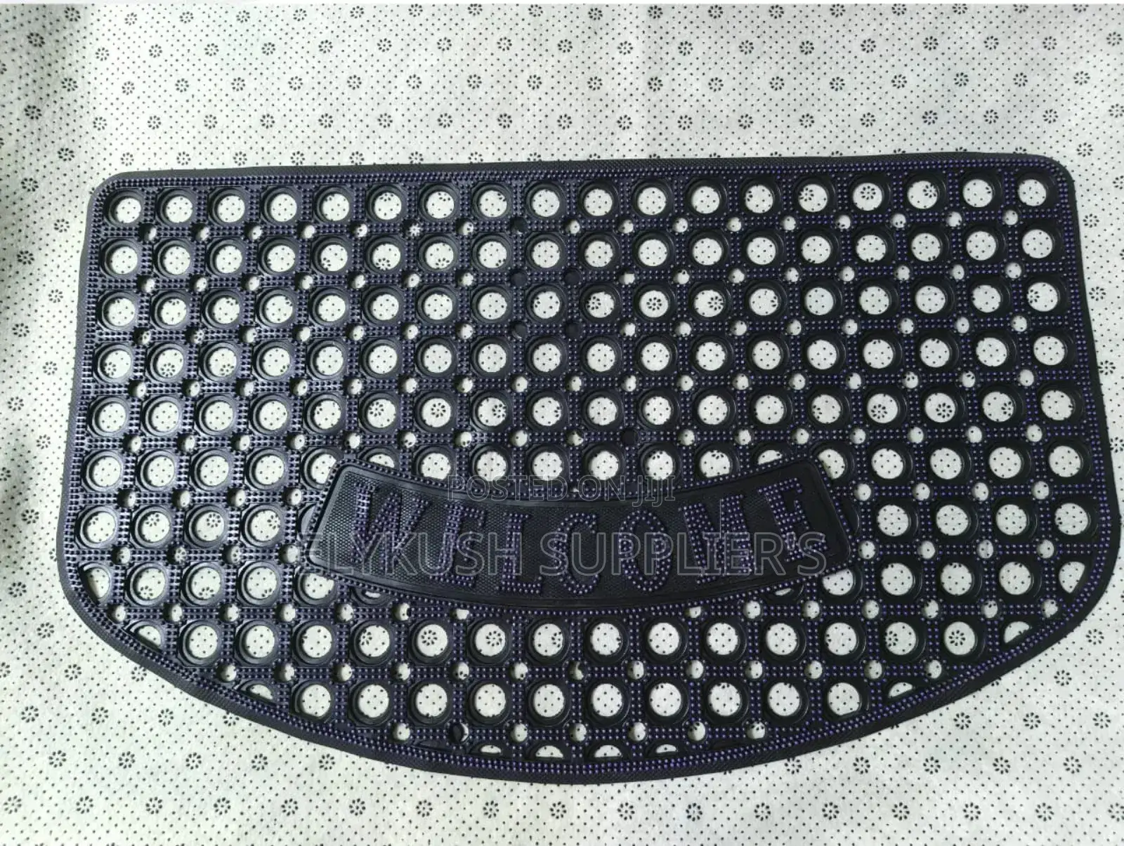 Welcome Rubber Door Mat Now Available 
Size 45*75 Cm
P