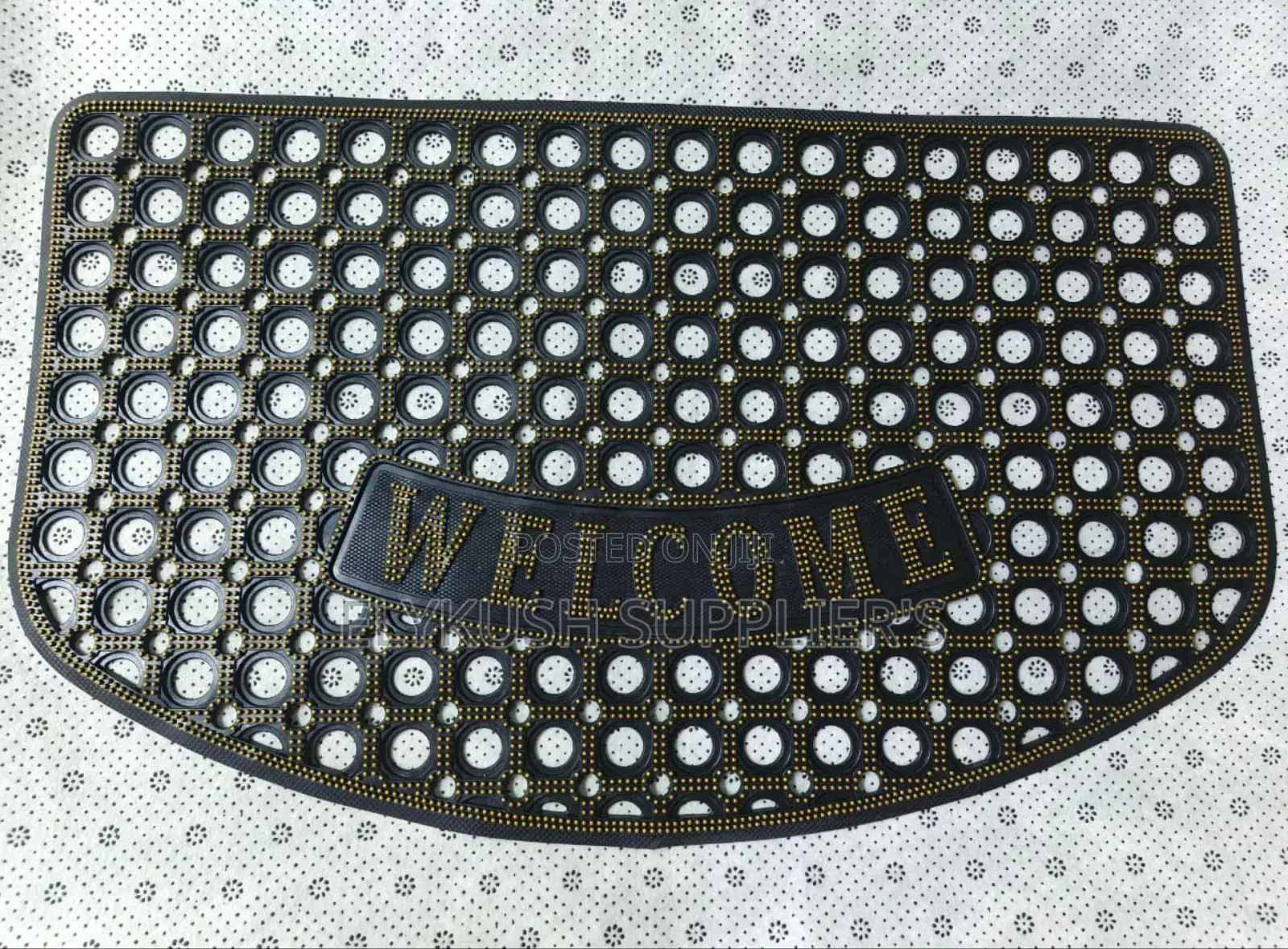 Welcome Rubber Door Mat Now Available 
Size 45*75 Cm
P